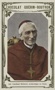 Kardinál Richard, archeveque de Paris (barevné foto) od French School