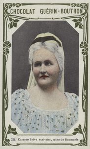 Carmen Sylva spisovatelka, královna Rumunska (barevné foto) od French School