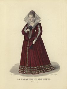 Catherine Henriette de Balzac dEntragues, markýza de Verneuil, milenka francouzského krále Jindřicha IV.