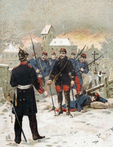 Hřbitov v Loigny 2. prosince od French School
