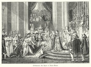 Ceremonie du Sacre a Notre-Dame od French School