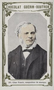 Cesar Franck , hudební skladatel (barevné foto) od French School