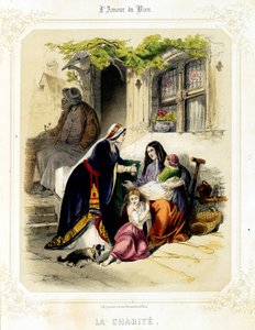 Charita. V lásce k dobru Sauvageota, druhá polovina 19. století. od French School