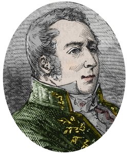 Charles Augustin (Charles-Augustin) Coulomb (1736-1806), vědec, inženýr, fyzik – rytina do „Sciences à la gridte de tous – fyzika et chimie populaires“ od Alexise Clerca – konec 19. století – soukromá sbírka od French School