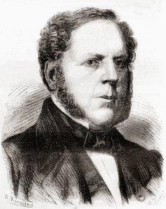 Charles Christofle, z Les Merveilles de la Science, vydáno kolem roku 1870 (rytina) od French School