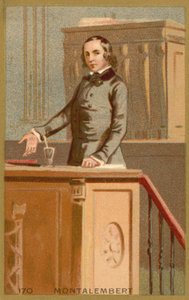 Charles Forbes René de Montalembert , francouzský historik