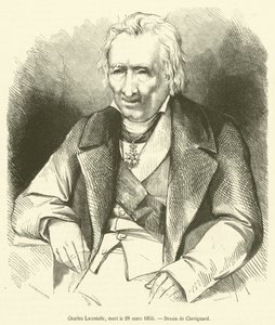 Charles Lacretelle, zemřel 28. března 1855 (rytina) od French School
