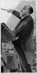 Charles Lamoureux (1834-1899), francouzský houslista, první dirigent pařížské opery. od French School