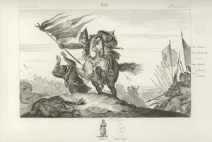 Charles Martel v bitvě u Tours, 732