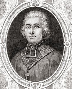 Charles Maurice de Talleyrand-Perigord, z „Histoire de la Revolution Francaise“ od Louise Blanca (1811-82) od French School