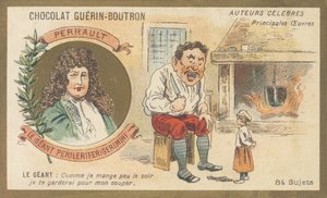 Charles Perrault (1628-1703), francouzský spisovatel, autor „Le geant Perileriferigerimini“ od French School
