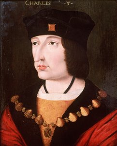 Francouzský Karel VIII od French School