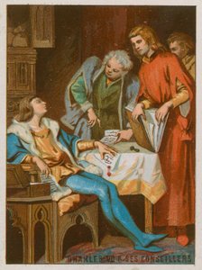 Karel VII se svými rádci od French School