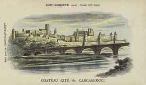 Zámek Cite de Carcassonne, Carcassonne, Aude od French School