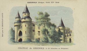 Chateau de Grignols, Grignols, Dordogne od French School