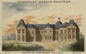 Chateau de Vaux-Praslin, Seine-et-Marne od French School