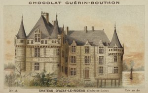 Zámek dAzay-le-Rideau, Indre-et-Loire od French School