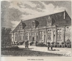 Chateau du Grand Jardin, Joinville - Haute-Marne - rytina v „La France illustree: geografie, historie, statistická správa“ od V.A. Sladově hnědá. 1884 od French School