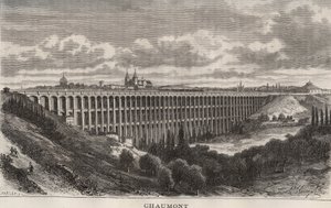 Chaumont - Haute-Marne - rytina v „La France illustrée: geografie, historie, statistická správa“ od V.A. Malt-Brown. 1884 od French School