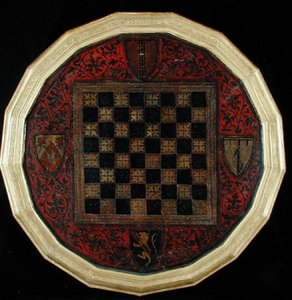 Šachovnice se čtyřmi erby, cca 1400-30 od French School