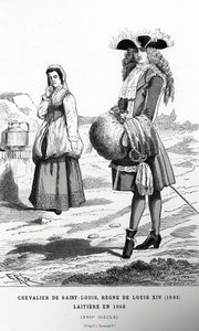 Chevalier de Saint-Louis, Regne de Louis XIV, podle Bonnarda od French School