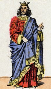 Childeric I., král salianských franků (436-481). od French School