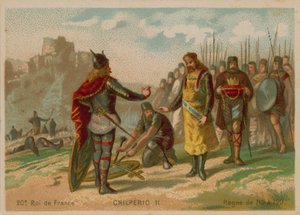 Chilperic II, král Francie (c 672-721) od French School