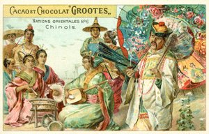 čínština (chromolitho) od French School