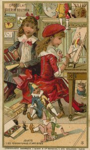 Obchodní karta Chocolat Guerin Boutron od French School