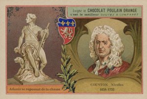 Obchodní karta Chocolate Poulain Orange od French School
