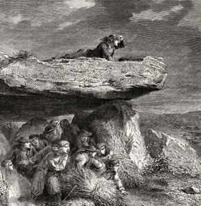 Chouannerie, z „Histoire de la Revolution Francaise“ od Louise Blanca (1811-82) od French School