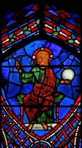 Kristus - Majestas of the Lord (w36) od French School