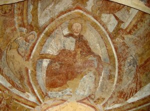 Kristus ve velebnosti od French School
