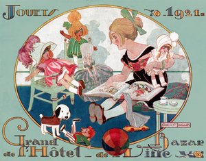 Vánoční hračky. 1921 (rytina) od French School