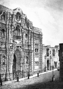 Church of Mercy, Lima (rytina) od French School