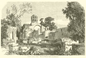Cimetiere romain, Arles (rytina) od French School