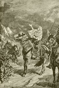Clotilde zapálila zemi Burgundsko od French School