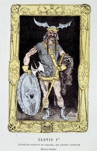 Clovis 1er - v „“ historii Francie Tintamarresque ““ od Touchatout od French School
