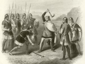 Clovis a jeho vzpurný voják, 487 od French School