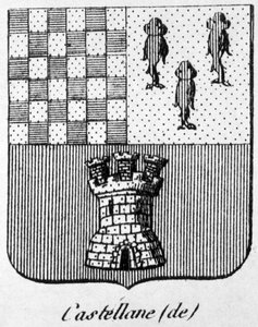 Erb Castellane - v „“Generální zbrojnici Francouzské říše““ od Henryho Simona od French School