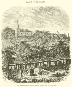 Harrow-on-the-Hill College (rytina) od French School