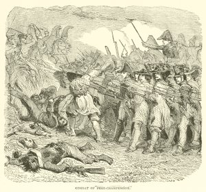 Combat of Fere-Champenoise (rytina) od French School