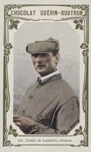 Comte de Lambert, letec (barevné foto) od French School