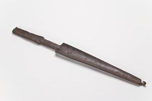 Kónický lžicový šnek nebo výstružník, 1574 (tepané železo)