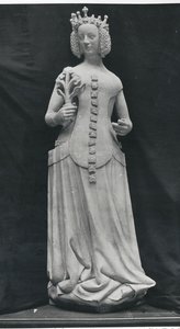 Kopie sochy Isabely Bavorské (1371-1435)