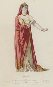 Corneille, Medee, Act I, Sc V (barevná rytina) od French School