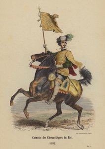 Cornette des Chevau-Legers du Roi, 1592 od French School