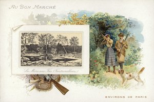 Pár střílejících ptáky od French School