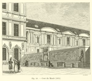 Nádvoří muzea, 1834 od French School