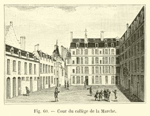 Nádvoří Marche College od French School